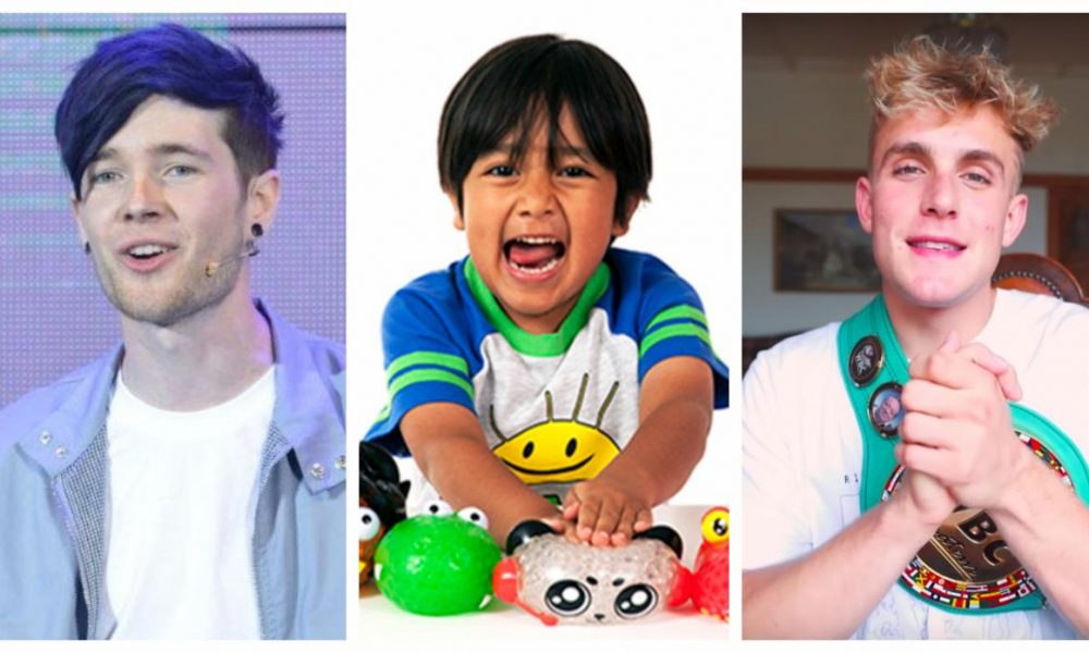 Los 10 influencers de Youtube mejor pagados del 2018 Mercado Negro