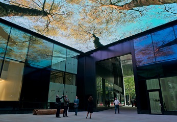 DOOH: Edificio recreó un impresionante jardín con pantallas LED