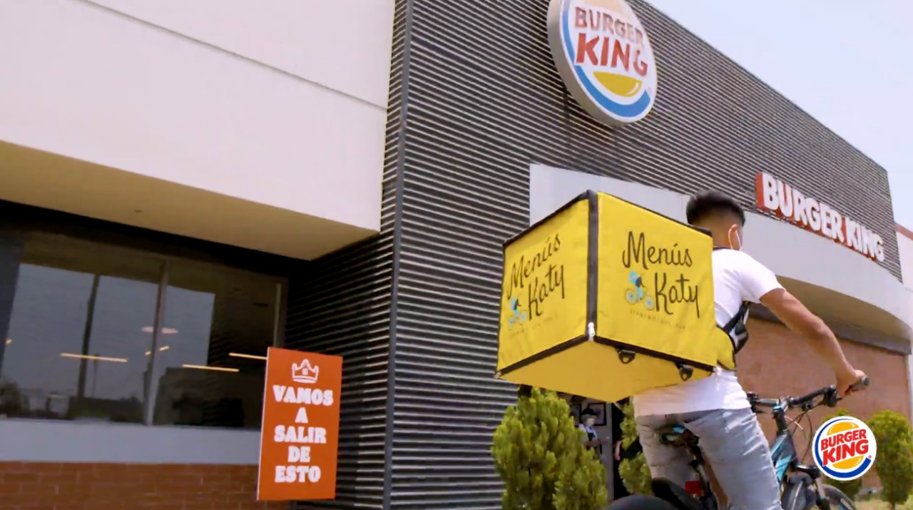 Así se vivió el "Delivery a Burger King"