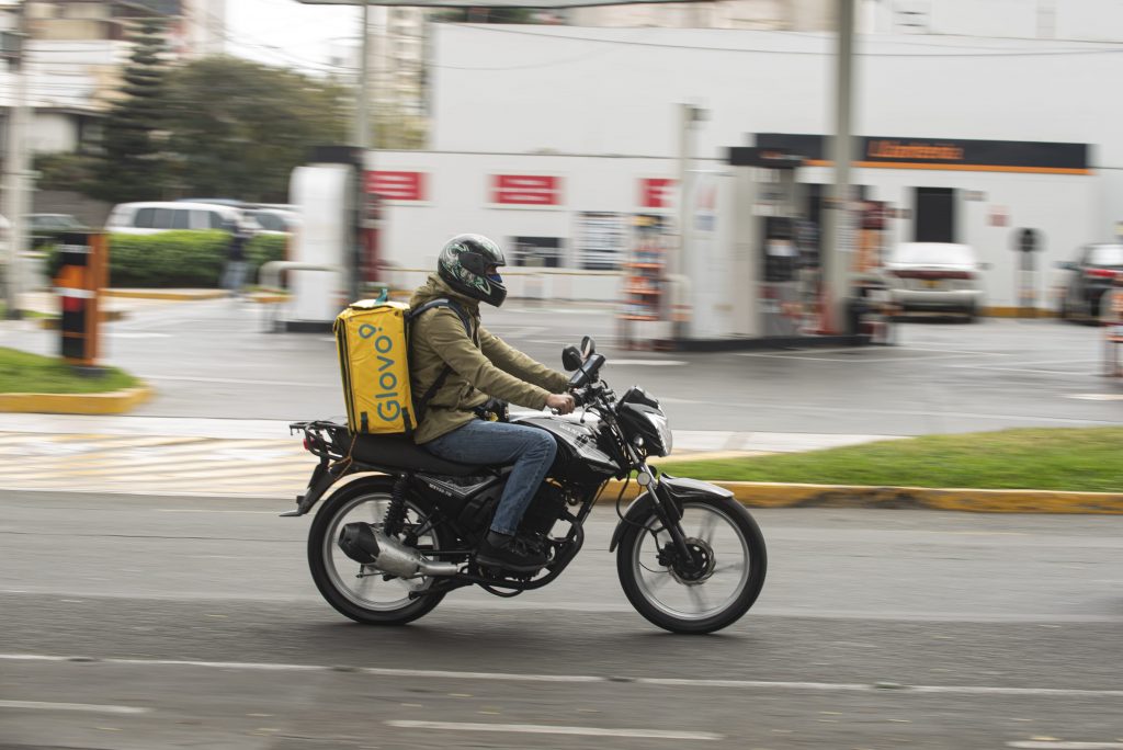 Repartidor de Glovo en Chimbote 
