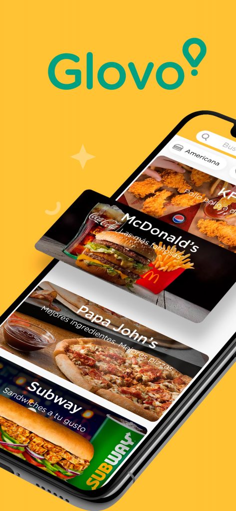 Aplicativo de Glovo
