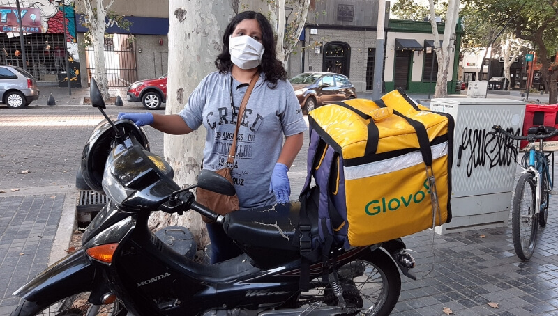 Protocolo sanitario de los repartidores 