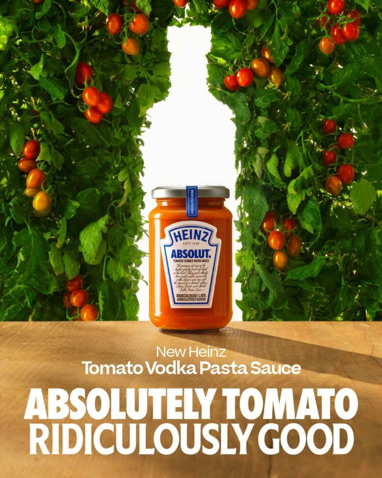Heinz y Absolut Vodka lanzan edición especial de salsa para pasta
