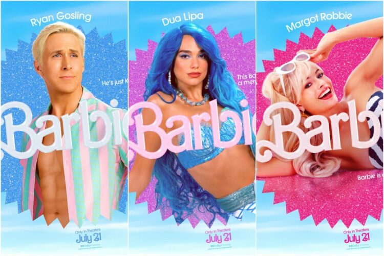 Barbie revela 24 pósters con los actores que aparecerán en la película, entre ellos Dua Lipa