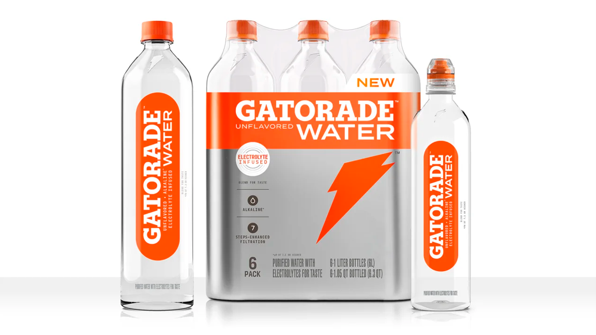 Gatorade entra en el mercado del agua con una nueva línea de producto