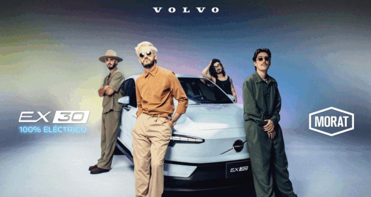 Volvo anunció colaboración regional con la banda de pop latino, Morat
