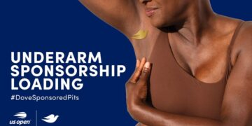 As the US Open's Official Underarm sponsor, Dove is hosting open casting call on social media for an official Underarm Ambassador and inking first-ever N.U.L (Name, Underarm, Likeness) deal in history. (PRNewsfoto/Dove)