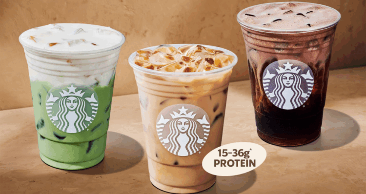 Starbucks entra al mercado fitness con bebidas que combinan café y proteína